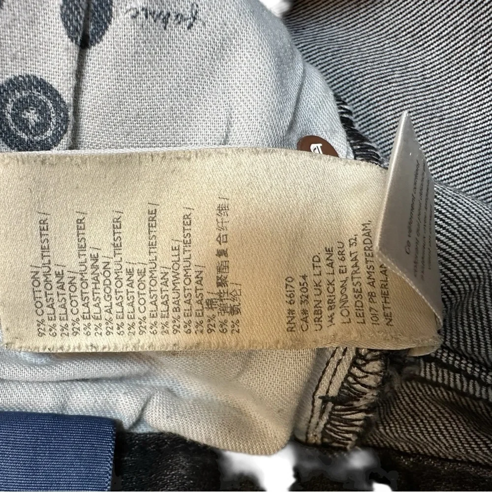 Anthropologie Distressed Black Jeans - Picture 5 of 5